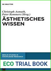 Asthetisches Wissen (Berlin Studies in Knowledge Research, 7) (German Edition)