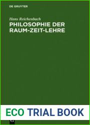 Philosophie Der Raum-Zeit-Lehre (German Edition)