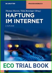 Haftung im Internet (De Gruyter Praxishandbuch) (German Edition)