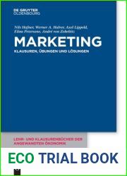 Marketing: Klausuren, Ubungen und Losungen (Lehr- und Klausurenbucher der angewandten Okonomik, 9) (German Edition)