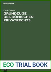 Grundzuge des romischen Privatrechts (German Edition)