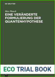 Eine veranderte Formulierung der Quantenhypothese