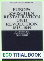 Europa Zwischen Restauration Und Revolution 1815-1849