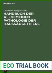 Handbuch der allgemeinen Pathologie der Haussaugethiere (German Edition)