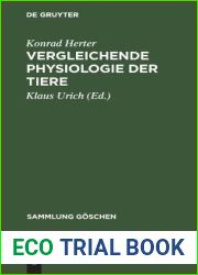 Vergleichende Physiologie der Tiere