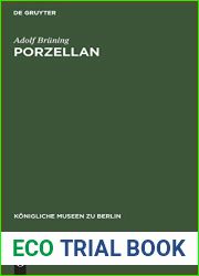 Porzellan (Konigliche Museen zu Berlin) (German Edition)