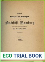 Vierter Einfall der Preussen in das Hochstift Bamberg wahrend des Siebenjahrigen Krieges im November 1762