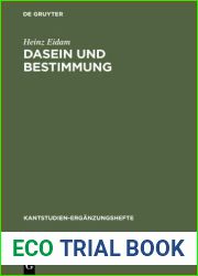 Dasein Und Bestimmung: Kants Grund-Problem