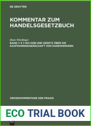 Kommentar zum Handelsgesetzbuch : Band 1