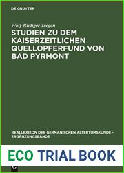 Studien zu dem kaiserzeitlichen Quellopferfund von Bad Pyrmont (Erganzungsbande zum Reallexikon der Germanischen Altertumskunde 20) (German Edition)