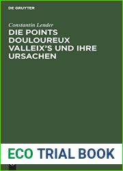 Die Points Douloureux Valleix|s und ihre Ursachen (German Edition)