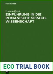 Einfuhrung in die romanische Sprachwissenschaft (German Edition)