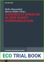 Handbuch Sprache in Der Kunstkommunikation (Handbucher Sprachwissen) (German and German Edition)