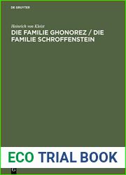 Die Familie Ghonorez Die Familie Schroffenstein: Eine Textkritische Ausgabe