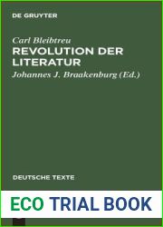 Revolution der Literatur (Deutsche Texte, 23) (German Edition)