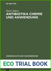 Antibiotika: Chemie Und Anwendung