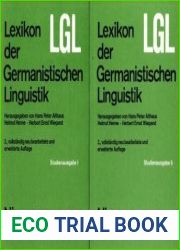 Lexikon der Germanistischen Linguistik. Studienausgabe. 4 Bde.