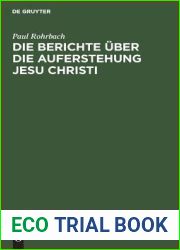 Die Berichte uber Die Auferstehung Jesu Christi
