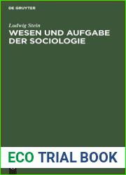 Wesen und Aufgabe der Sociologie: Eine Kritik der organischen Methode in der Sociologie (German Edition)