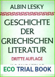 Geschichte der griechischen Literatur