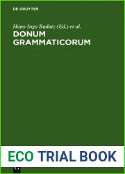 Donum Grammaticorum: Festschrift F?r Harro Stammerjohann