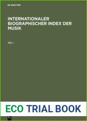 Internationaler Biographischer Index der Musik (German Edition)