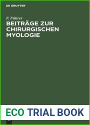Beitrage zur chirurgischen Myologie