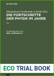 Die Fortschritte der Physik im Jahre … : 1865, Jahrgang 21