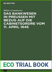 Das Bankwesen in Preussen mit Bezug auf die Cabinetsordre vom 11. April 1846 (German Edition)