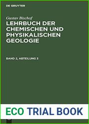 Gustav Bischof: Lehrbuch der chemischen und physikalischen Geologie. Band 2, Abteilung 3 (German Edition)