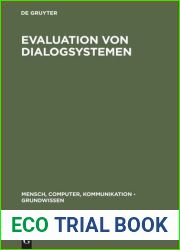 Evaluation Von Dialogsystemen: Der Software-Ergonomische Leitfaden Evadis