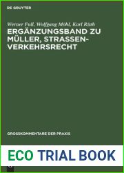 Erganzungsband zu Muller, Strassenverkehrsrecht (Grosskommentare der Praxis) (German Edition)