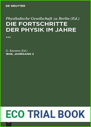 Die Fortschritte der Physik im Jahre …. 1846, Jahrgang 2 (German Edition)