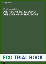 Die Rechtsstellung des Drehbuchautors (German Edition)