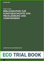 Bibliographie zur Kunstgeschichte von Mecklenburg und Vorpommern (Schriften zur Kunstgeschichte, 8) (German Edition)