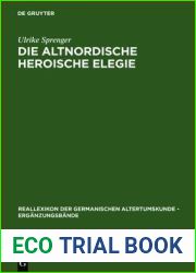 Die altnordische heroische Elegie