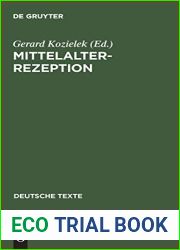Mittelalterrezeption: Texte zur Aufnahme altdeutscher Literatur in der Romantik (Deutsche Texte, 47) (German Edition)