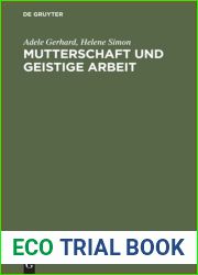 Mutterschaft und geistige Arbeit