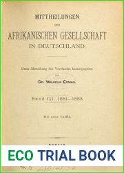 Mitteilungen der Afrikanischen Gesellschaft in Deutschland