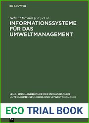 Informationssysteme fur das Umweltmanagement: Das Referenzmodell ECO-Integral