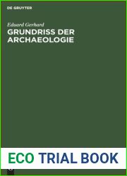 Grundriss der Archaeologie: Fur Vorlesungen nach Mullers Handbuch (German Edition)
