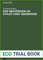 Die Behorden in Staat und Gemeinde: Beitrage zur Verwaltungspolitik