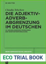 Die Adjektiv-Adverb-Abgrenzung im Deutschen Claudia Telschow