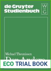 Der Andere: Studien zur Sozialontologie der Gegenwart (De Gruyter Studienbuch) (German Edition)