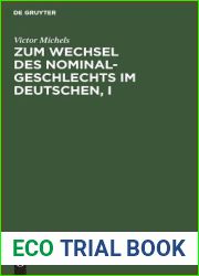 Zum Wechsel des Nominalgeschlechts im Deutschen, I (German Edition)
