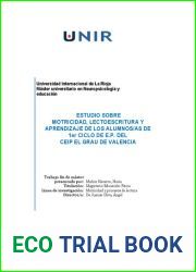 estudio sobre motricidad, lectroescritura y aprendizaje de los alumnos de 1er ciclo de E.P. del CEIP el grau de Valencia