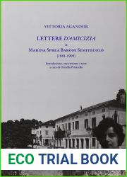 Lettere d|amicizia a Marina Sprea Baroni (1881-1909)