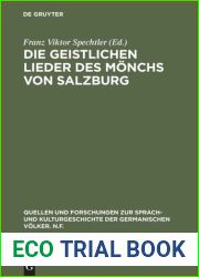 Die geistlichen Lieder des Monchs von Salzburg