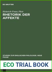 Rhetorik der Affekte: Englische Wirkungsasthetik im Zeitalter der Renaissance (Studien zur englischen Philologie. Neue Folge, 18) (German Edition)