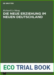 Die neue Erziehung im neuen Deutschland (German Edition)
